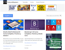 Tablet Screenshot of falconmasters.com